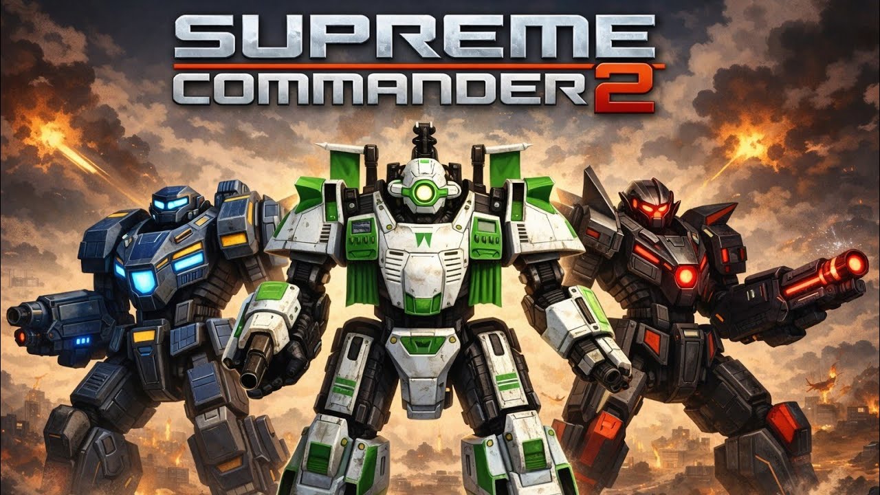 Supreme Commander 2 - meine erste Runde 3vs3 Scharmützel - YouTube