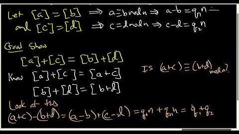 25 modular arithmetic is well defined