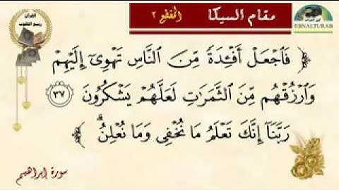 مقام السيكا ... القارئ حامد شاكر