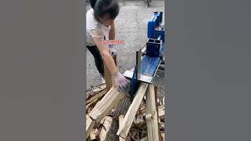 With this wood splitter, you can split even the hardest wood with.