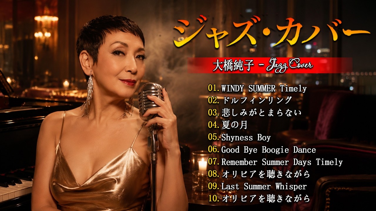大橋純子ジャズカバー集 🎷 夜風に揺れる大人のジャズカバー