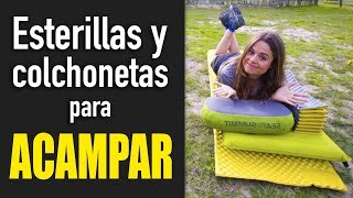 Esterilla, colchoneta y almohada para camping y acampada: THERMAREST ZLITE y NEOAIR