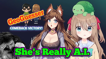 [So this is Neuro Sama?] (And DougDoug) "Kyoto Japan!" AI Geo Guesser Battle reaction