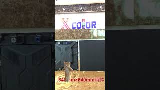 Transparent LED display from Shenzhen Xinjucai, high light transmittance, no block sight. #led
