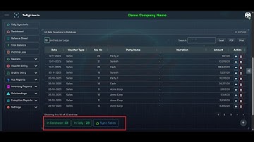 Tally XML Integration - Sales Entry - Offline