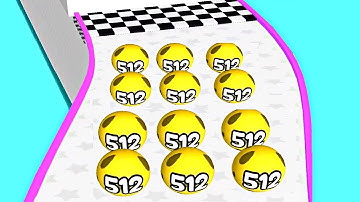 Ball Game Fun Race Run 2048 3D ! All Levels Gameplay (35-39) android,ios