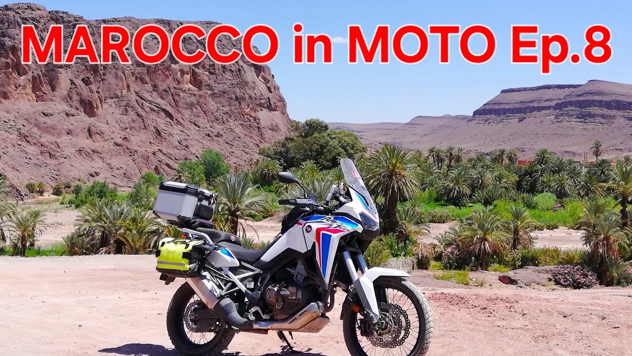 MAROCCO in MOTO on-off 👉 Ep.8 Da Zagora all'Oasi di Fint 😍🔝