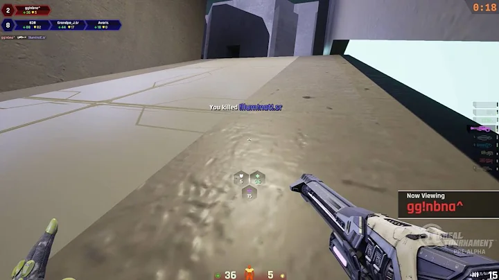 UT4 Pre-Alpha - nbna^ - DM-Deadfall - Elimination Nice Double Kill