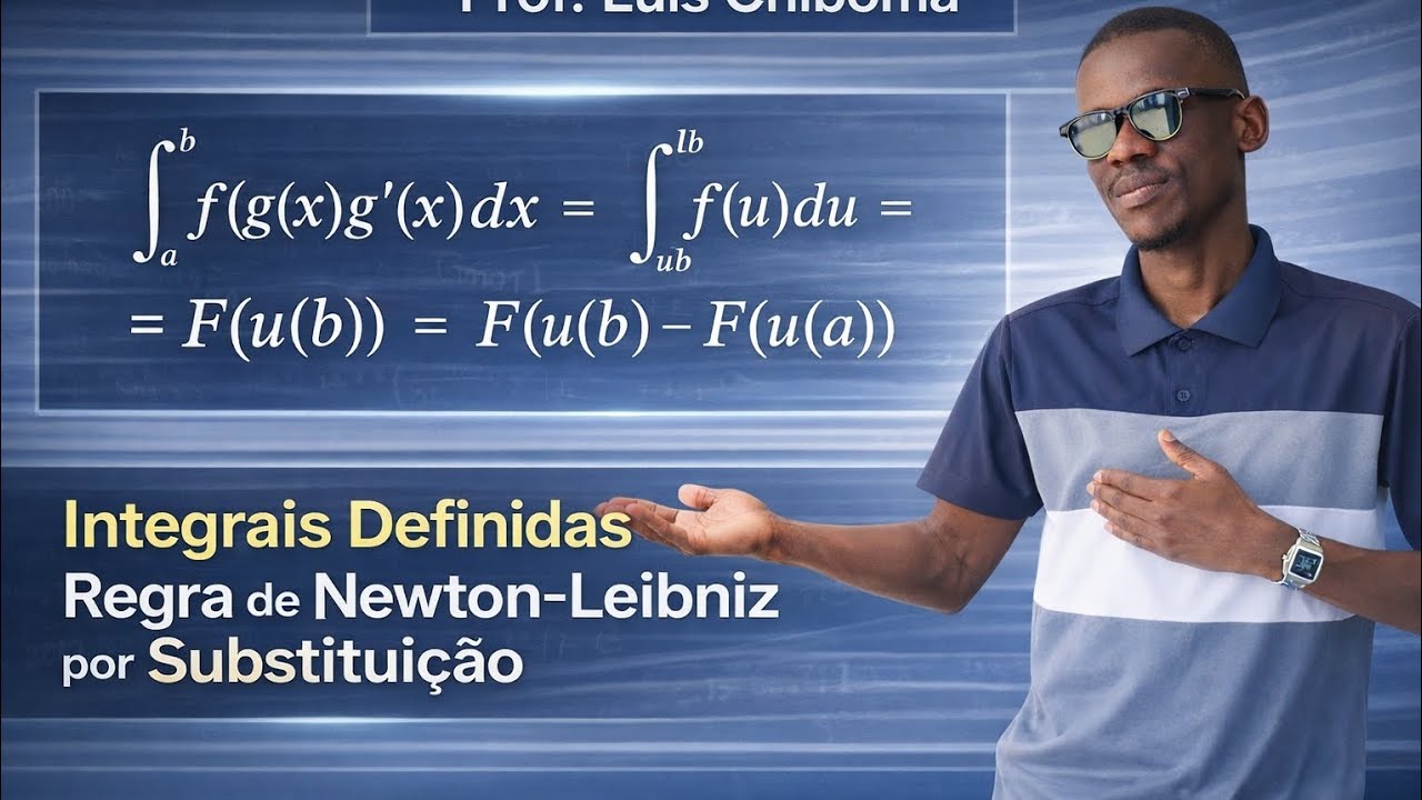 Título:Integrais Definidas: Regra de Newton–Leibniz aplicada pelo Método de Substituição