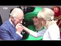 Macron 'RUNS AWAY' From Brigitte? Walks Ahead Of Charles, Kisses Kate’s Hand | Royal Protocol SHOCK