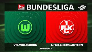VfL Wolfsburg prieš 1. FC Kaiserslautern | 1-oji diena - Bundesliga 2 2026/27