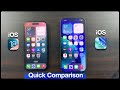 iOS  18 vs iOS  26 | Which One is better| Quick Comparison | Battery, Lock Screen| #ios26 #ios18vs26