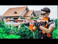 LTT Game Nerf War :  Special Police Warriors SEAL X Skill Nerf Guns Fight Inhuman Group Street