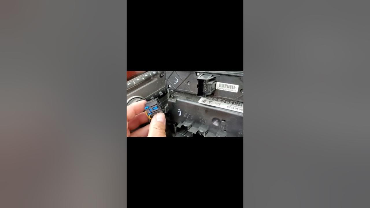 How to fix problem replace AC heater control switch 2008 saturn vue GMC