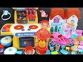 9 Minutes Satisfying with Unboxing Pink Barbie Dream House and Kitchen Set Toys Review | ASMR