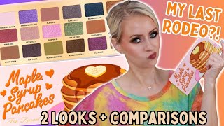 TOO FACED MAPLE SYRUP PANCAKES PALETTE REVIEW + 2 LOOK TUTORIAL + COMPARISONS