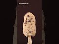 Melting Ola 'Magnum Mini' White Chocolate &amp; Cookies flavored #icecream  #timelapse #popsicle