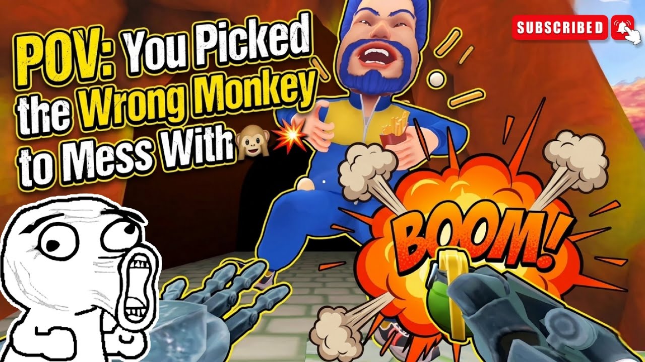 POV: You Picked The Wrong Monkey To Mess With...🙉💥 - YouTube