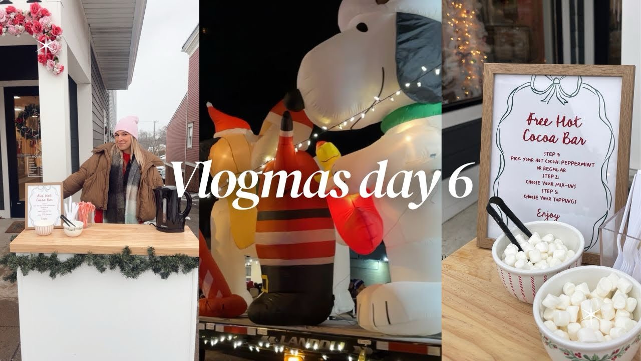 VLOGMAS DAY 6 | Hosting a holiday market and watching a PARADE! 