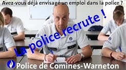 Un emploi à la police de Comines-Warneton ?