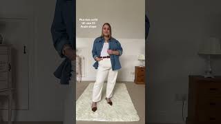 Plus size outfit inspiration for Apple shapes #plussizefashion #outfitinspiration #appleshapebody