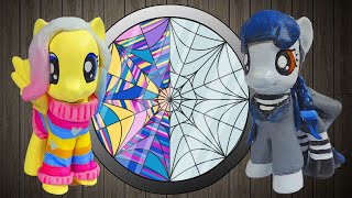 MLP Pony Custom- How to make Wednesday and Enid -The Addams Family