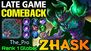 Late Game Comeback!! The Nightmare is Everywhere! - Top 1 Global Zhask by The_Pro - MLBB