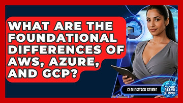 What Are The Foundational Differences Of AWS, Azure, And GCP? - Cloud Stack Studio