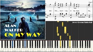 Alan Walker, Sabrina Carpenter & Farruko - On My Way (Piano Cover & Sheets)