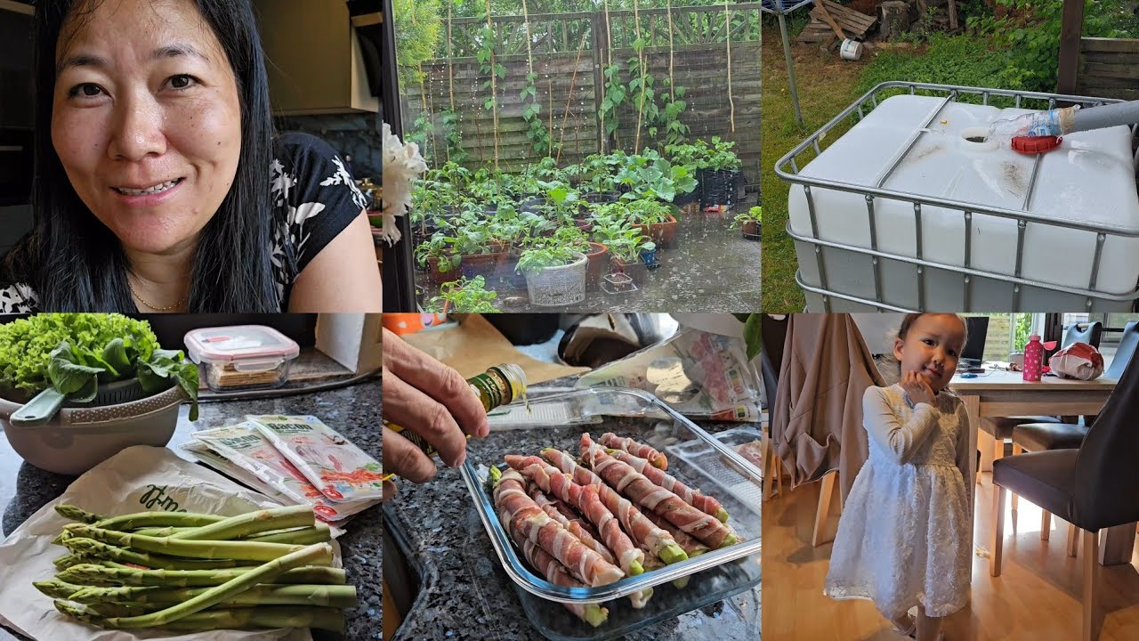 Rain water is the Best for plants|Rain water harvesting|Hubby prepares special for dinner😋😍🥰