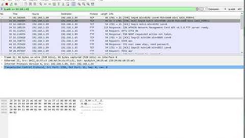 Wireshark ftp sniff
