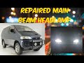 How to diagnose and repair a faulty High beam in a Mitsubishi Delica L400.