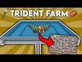 BEST 1.18 Trident Farm in Minecraft Bedrock (MCPE, Windows10,Xbox,PS4,Switch)