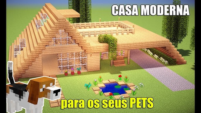 Minecraft: COMO FAZER UMA CASA DE MADEIRA!! ‹ Manyzão#2Milhões › 