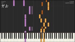 EXO(엑소) - 첫 눈 (The First Snow) Piano Tutorial