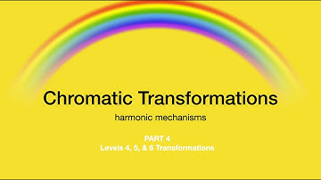 Chromatic transformations part 4