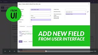 How to Add Custom Field From User Interface In Odoo