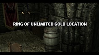 How To Locate My Ring Of Unlimited Gold In Skyrim Special Edition