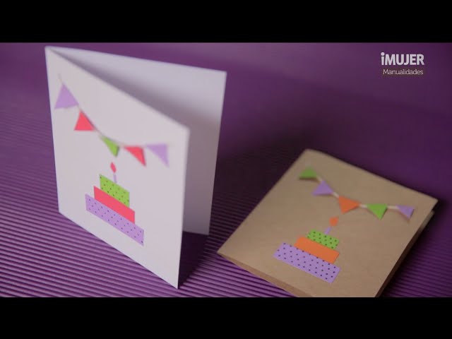 Tarjetas de cumpleaños | Cómo hacer invitaciones | @iMujerHogar - thptnganamst.edu.vn