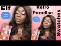 New ELF Retro Paradise Eyeshadow Palette Swatches and Review | Lime Green