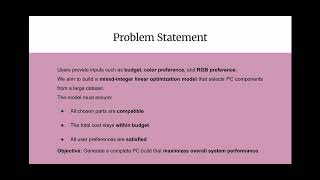 PC Part Optimizer