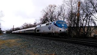 [HD] Amtrak P064 Maple Leaf Eastbound - Fairport, NY