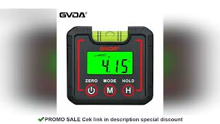 GVDA Digital Protractor Inclinometer 360 High Precision Goniometer Electronic Level Box Angle Finder