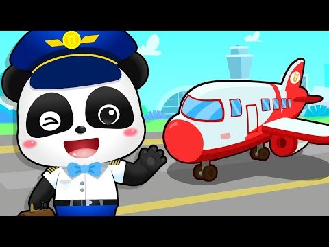 Little Pilot Flying Airplane | Police Cartoon, Jobs Song | Kids Songs | Kids Cartoon | BabyBus