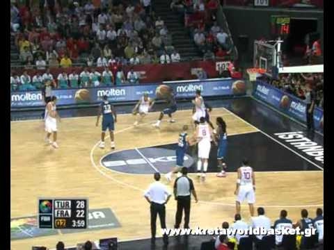 Turkey vs France 95 77 Highlights Eight Finals World Championship 2010 Men Basketball Turkey FIBA