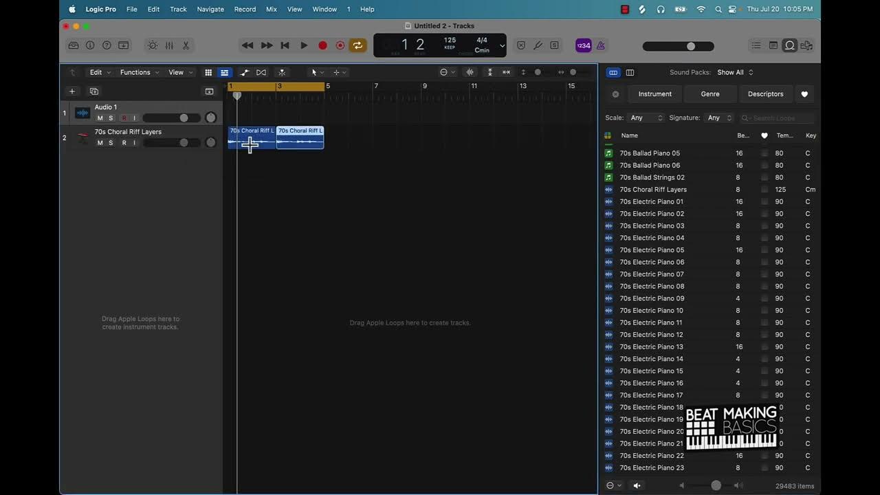 HOW TO TRANSPOSE AUDIO IN LOGIC PRO X YouTube