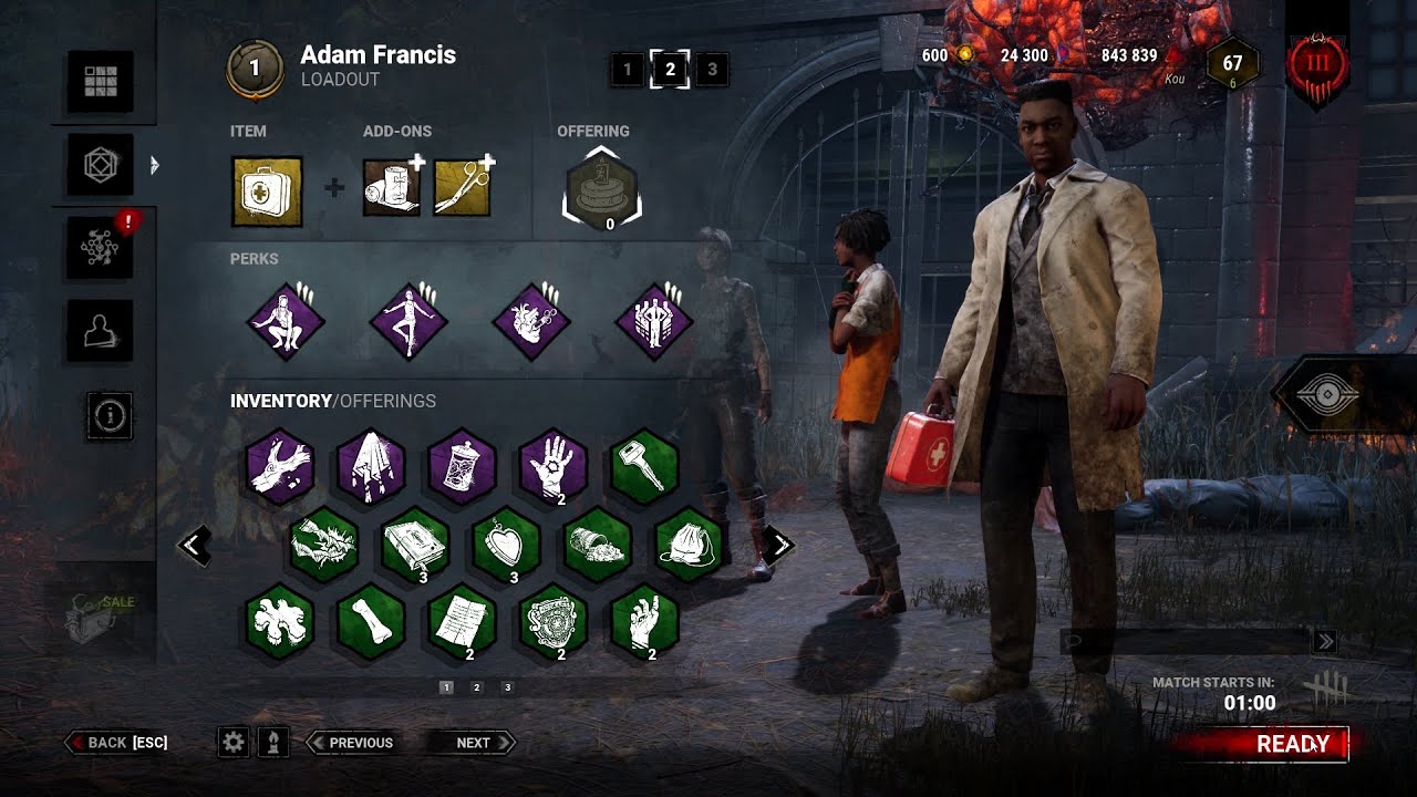Dead by Daylight 365 - Adam after so long (No Commentary) - YouTube
