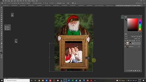 How to use the Santa Frame Digital Backdrop by Tara Mapes