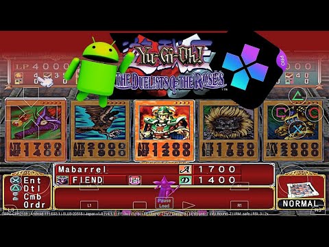 YU-GI-OH The Duelists Of The Roses - PS2 Emulator Android Gameplay [Damon Ps2 PRO] - Game APK Mobile