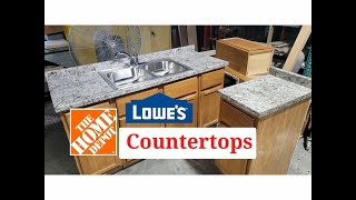 Building countertops from Home Depot or Lowe's.
